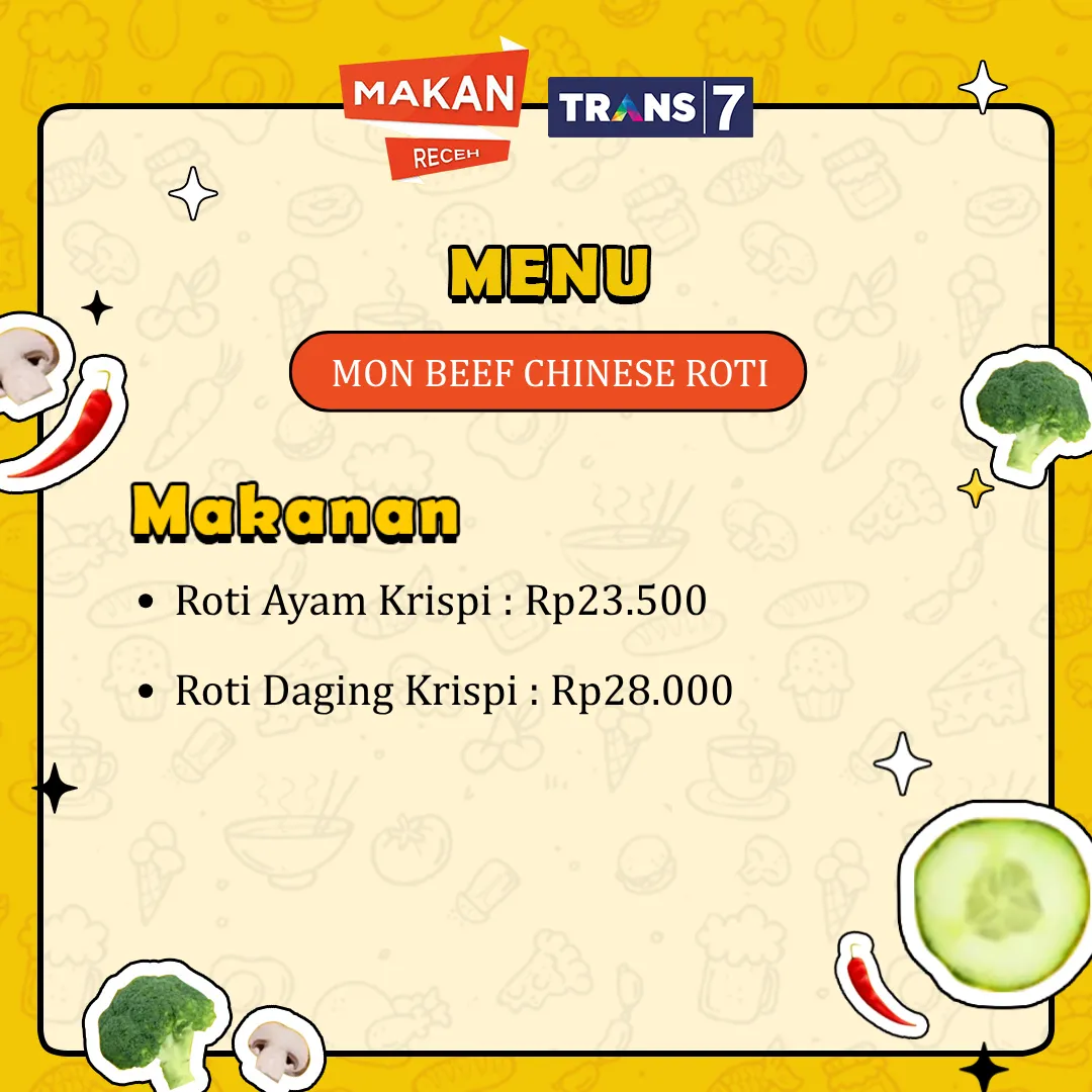 Mon Beef Roti Menu Other Article